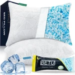 Cooling Pillows Queen Size Set Of 2, Shredded Memory Foam For Ho... New. Price: $64.99.