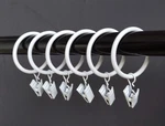 T-juan Mm (1.5") Inches Smooth Metal Curtain Rings With Clips (33, White) New. Price: $15.72.