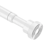 Spring Curtain Rod 33 To 56 Inch Adjustable White Drilling Non... New. Price: $18.42.