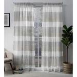 Exclusive Home Bern Stripe Light Filtering Semi-sheer Rod Ocket Curtain Anel New. Price: $42.45.