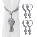 4 Pack Rustic Curtain Tiebacks - Decorative Outdoor Drapery Holdbacks H... New. Price: $24.97.