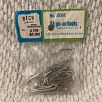Deco By Kirsch 1/2" Heavy Duty Drapery Pin On Hooks Bag Of 14 Curtain Hanging New. Price: $5.39.