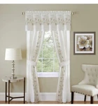 Achim Fair Field Piece Window Curtain Set - 55X63 White New. Price: $28.50.