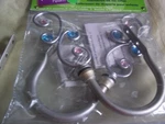 Lot Of 2 "the Kids Room" Holdbacks Pewter W/pink & Blue Swirls. New. Price: $19.99.