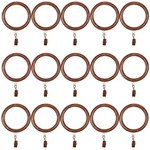 Mars Exports 50 Pieces Large Wooden Drapery Curtain Rod Rings Clips For 2 Inch New. Price: $111.71.