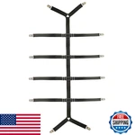 Auivguiv Bed Sheet Straps Adjustable Crisscross Clips Suspenders To Keep New. Price: $21.47.