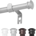 Corklatta Adjustable Silver Curtain Rod 30-60 Inches Stainless Steel, Wall Mou Open. Price: $7.28.