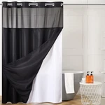 Furlinic Extra Long No Hook Waffle Weave Shower Curtain With Snap Fabric L... New. Price: $36.97.