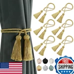 Bel Avenir 6 Pack Curtain Tiebacks Handmade Decorative Holdbacks Tassels New. Price: $46.69.