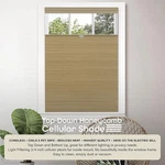 33X64 Achim Cordless Down Honeycomb Cellular Shade Wheat Open. Price: $50.00.