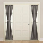 Sun Zero Barrow Energy Efficient Rod Pocket Door Sidelight Curtain Panel, 26"... New. Price: $17.89.