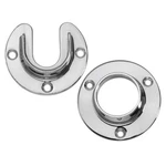 Wideskall Heavy Duty Stainless Steel Closet Pole Sockets Rod End Support With... New. Price: $14.44.