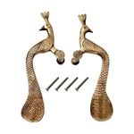 Esplanade Designer Pair Of Brass Door Handles 2 Pcs Handle-sets Decor New. Price: $80.39.