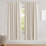 Nicetown Natural Bedroom Full Blackout Linen Curtain Panels, Thick Insulated ... New. Price: $41.63.