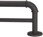 Industrial Iron Curtain Rod For Windows 66 To 120, Wrap Around Double ... New. Price: $62.30.