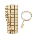 Mode Cambria Designer Series - Premium Easy Glide 18 Count Curtain Rings Me... New. Price: $62.84.