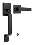 Tinewa Square Matte Black Front Door Handle Classic Lever Upgrated. Price: $52.09.