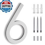 Butunita 8 Inch Floating House Numbers Address For Outside Metal Silver New. Price: $36.56.