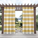 Cabana Stripe Indoor/outdoor Light Filtering Grommet Top Curtain Panel Pair, ... New. Price: $75.21.