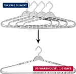 Foshine 4 Pack Extra Hangers Enlarge Adjustable Shoulder 16.5"-26" Drying New. Price: $27.98.
