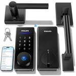 Smart Home Security Philips Wi Door Lock Fingerprint Keypad DDL240X-1HW-H2 New. Price: $439.99.