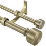 Antique Bronze Double Curtain Rods, 72-144 Inches, Adjustable, Heavy Duty, Do... New. Price: $69.62.
