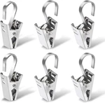 Curtain Clips, 100 Pack Stainless Steel For Outside String Lights New. Price: $17.54.