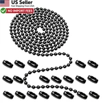Black Ceiling Fan Pull Chain 160 Inch Beaded Extension Rustproof 20 Connectors New. Price: $7.88.
