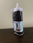 Nip Outdoor Decor Black Curtain Panel 50" Wide X 108 Long Semi-opaque Washable New. Price: $13.49.