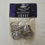 Umbra Drapery Rings Anneaux #236034-480 Hook 7 Silver Nos New. Price: $24.99.
