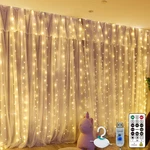 Warm White Curtain Light For Bedroom, 300 Led 9.8FT X Window Fairy New. Price: $15.15.