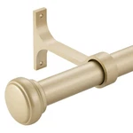 Heavy Duty Adjustable Curtain Rod, 144-164 Inch, Round Cap, Ceiling Mount, Li... New. Price: $59.04.