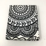 Cynthia Rowley Fabric Shower Curtain Floral Medallion 72 X Black White New. Price: $27.97.
