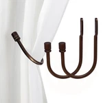 Antique Bronze Curtain Holdbacks 2 Pcs, Quick Installation Hooks For Heav... New. Price: $21.07.