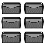 Easypag 6 Pack Mesh Wall File Organizer Vertical Mounted Sin New. Price: $44.19.