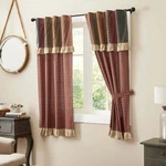 Primitive 63"X36" Panel Pair Red Rod Pocket Ruffling Window Curtains Vhc Brands New. Price: $87.10.
