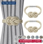 Niceec 2 Pack Mini Magnetic Curtain Nordic Simple Style Drape New. Price: $14.61.