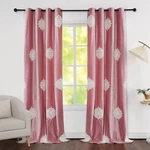 Vogol Floral Embroidered Farmhouse Curtains, Extra Long Room Darkening Drapes... New. Price: $101.53.