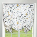 Vogol Tie Up Curtains For Windows Birds And Flower Print Balloon Shades Rod P... New. Price: $41.62.