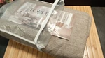 Pair Topfinel Taupe Burlap Linen Blackout Curtains 52X84 Slub Beige Brown New J9 Open. Price: $32.88.