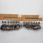 (2)DRAPERY Curtain Clip Rings Bronze Finish Metal 14 Total Bed Bath & Beyond New. Price: $16.99.