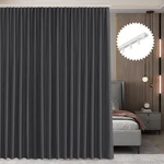 Ryb Home Room Divider Curtain W/ Ceiling Track Blackout Privacy Large Window New. Price: $117.39.