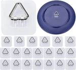 Accencyc 20-PACK Vertical Adhesive Wall Hangers Plate Picture Frame Hook Mount New. Price: $12.42.