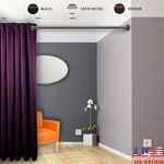 Adjustable Room Divider Rod Socket Set 48-84 Inch Extendable Steel Bronze New. Price: $52.48.
