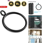 Black Curtain Rings With Eyelet 40PCS For Up To 1 Inch Rod Durable Iron New. Price: $35.37.