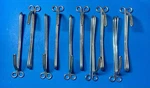 (10) Vintage Graber 4" Slip On Steel Drapery Curtain Hooks 1/2" Drop Used. Price: $9.98.