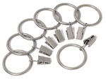 Metal Curtain Clip Rings 2 Inch Interior Diameter Set Of 14 (nickel Satin) New. Price: $16.51.