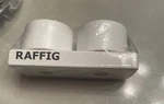 Pair Ikea Raffig Finials 502.171.82 Curtain Rod Screw End Caps (white) New. Price: $8.99.