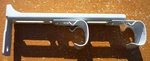 Vintage Kirsch Double 3/4" Lockseam Standard Curtain Rod Center Support Bracket Used. Price: $10.85.