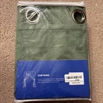 Miulee Olive Green Velvet Curtains Thermal Insulated Blackout 52*84 New. Price: $29.00.